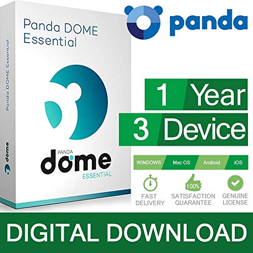 Panda AntiVirus PRO   Dome Essential 3 PC 2020 3 dispositivi 1 Licenza ESD (Electronic Software Distribution) Fatturabile NO CD