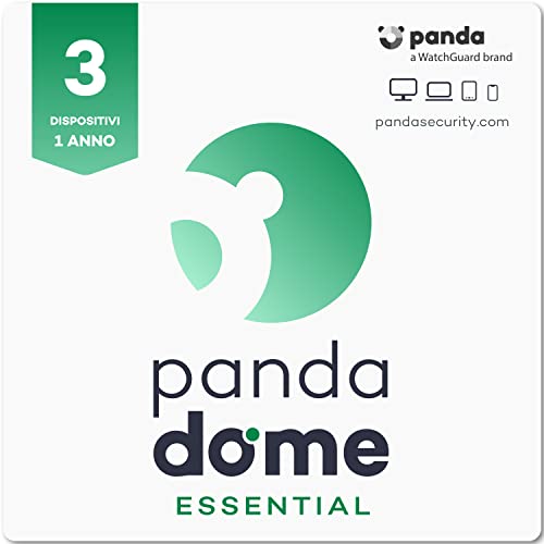 Panda Dome Essential 2022 – Software antivirus | 3 dispositivi | 1 anno | VPN | Operazioni bancarie sicure | Blocco antifurto | Protezione Wi-Fi