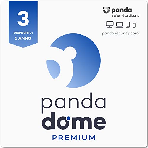 Panda Dome Premium 2022 – Software antivirus | 3 dispositivi | 1 anno | Premium VPN | Supporto tecnico 24 7 | Anti ransomware | Password Manager | Antifurto e protezione Wi-Fi | Controllo genitori