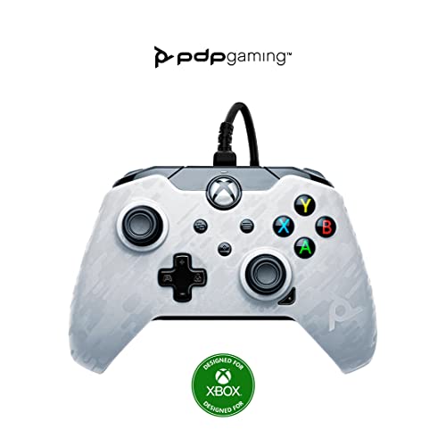 PDP Controller con Cavo Xbox Series X│S, Bianco (Ghost White)...
