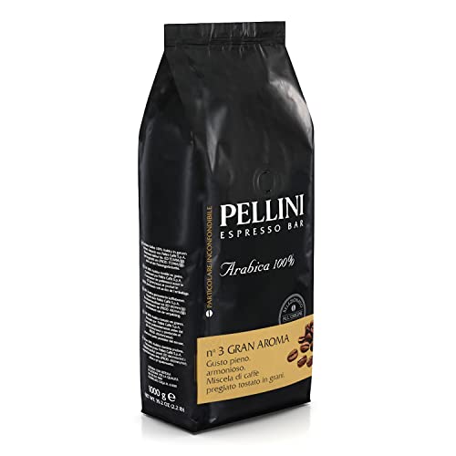 Pellini Caffè in grani Espresso Gusto Bar N. 3 gran Aroma, 1 Confe...