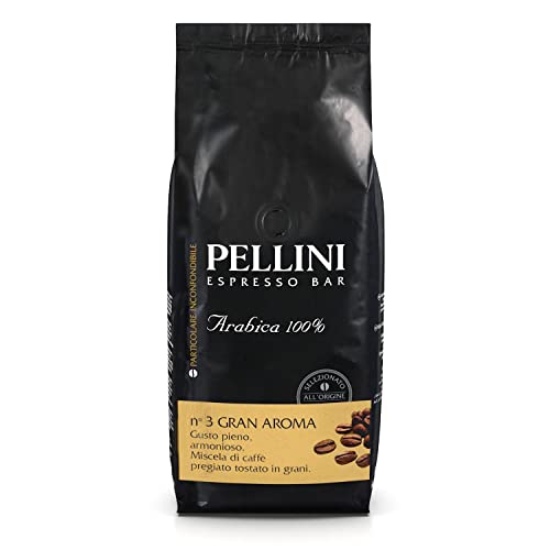 Pellini Caffè in grani Espresso Gusto Bar N. 3 gran Aroma, 1 Confe...