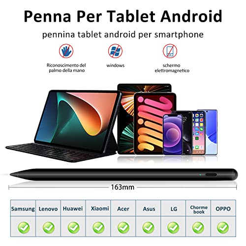 Penna Per Tablet Android Compatibile Con Samsung Lenovo Huawei Xiao...