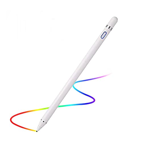 Penna per Tablet,Penna Touch Lavora con Android iOS 1.5mm Pennino di Rame USB Ricaricabile Penne per i-Pad PRO A-ir Mini i-Phone Hu-awei Len-ovo Gal-axy Xiao-mi all Smartphones&Tablet