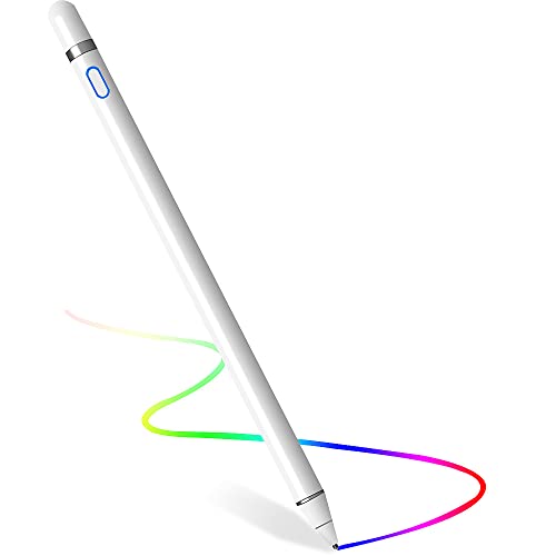 Penna per Tablet,Pennini per Touch Screen Stylus Penna per iPad TabIet Punta Fine USB Ricaricabile Penne Universale per iPad, Smartphone,Touchscreen e TabIet