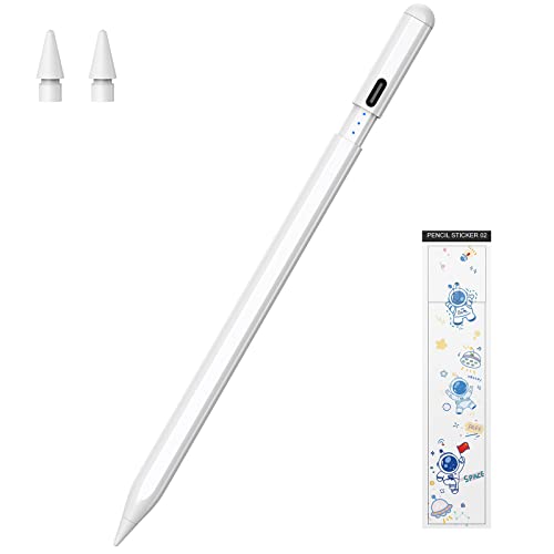 Penna Touch Per iPad 2018-2022,Con Funzione Di Respingimento Del Palmo Della Mano e di Funzione Di Adsorbimento Magnetico Penna Touch Oltre alla Penna, si Ottengono 1* Protezioni per Penna di