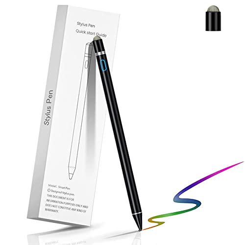 Penne stilo touch screen, pennino capacitivo per tablet, compatibile con iPad, 1,4 mm ad alta precisione e punta di sensibilità universale per la maggior parte dei dispositivi touch screen