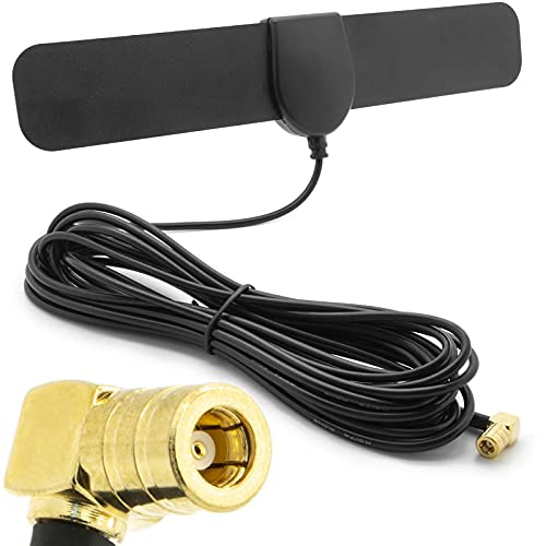 Piastra DAB+ per antenna dell’autoradio con adattatore DAB SMB, per autoradio JVC, Kenwood, Sony, Alpine, Pioneer
