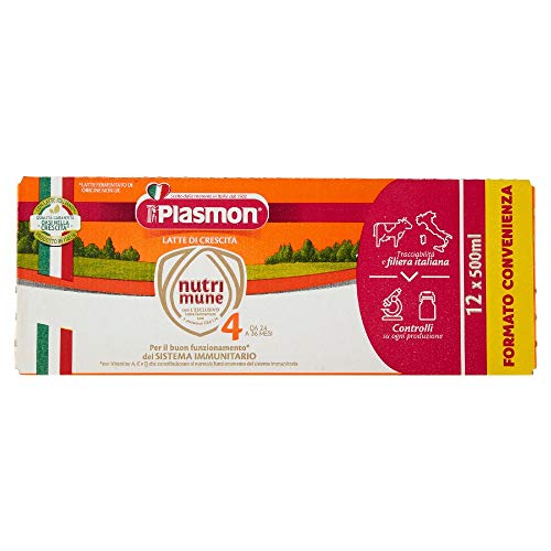 Plasmon Nutri-Mune 4 Liquido, Confezione da 12x500ml...