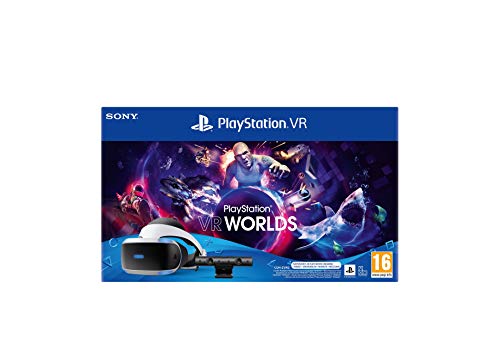Playstation 4 - PS VR Mk5 + Camera + Gioco VR Worlds (Voucher) - Bundle Fisico Standard