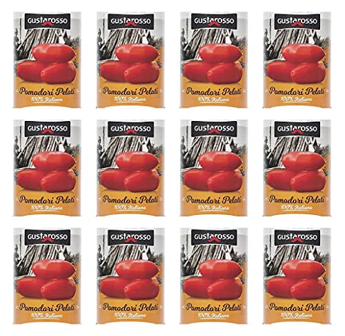 Pomodori Pelati Gustarosso da 400 gr (confezione da 12)