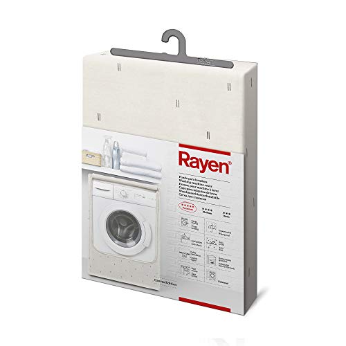 Rayen | Copertura in tessuto per proteggere la lavatrice o l asciugatrice | Copertura lavatrice carica frontale | Copertura impermeabile per lavatrice   asciugatrice | 84 x 60 x 60 cm