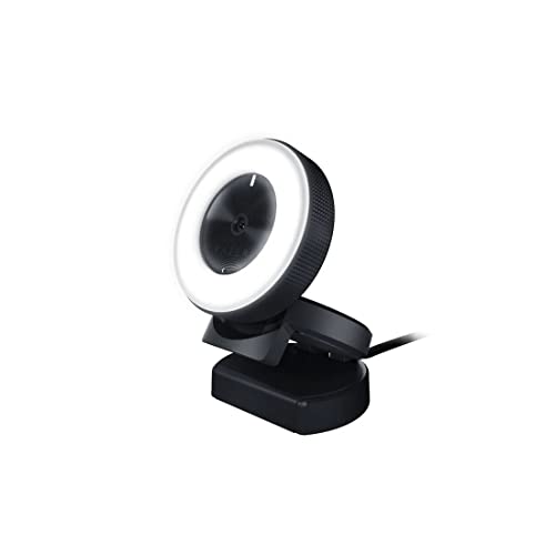 Razer Kiyo Streaming Webcam 1080p 30 FPS   720p 60 FPS, Luce ad Ane...