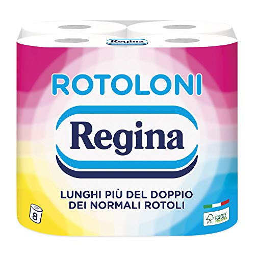 Regina Rotoloni Carta Igienica, 8 Maxi Rotoli