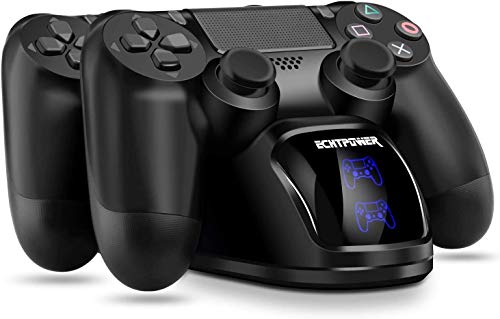 Ricarica Controller PS4,ECHTPower PS4 Docking Station e Indicatore ...