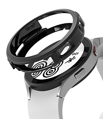 Ringke Air Sports Compatibile con Cover Samsung Galaxy Watch 4 44mm, Custodia Antiurto Robusta Resistente Graffi TPU - Black Nero