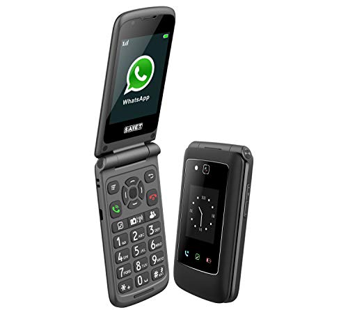 SAIET Telefono GSM Dual band, Link - Cellulare Smart Senior - Tasti...
