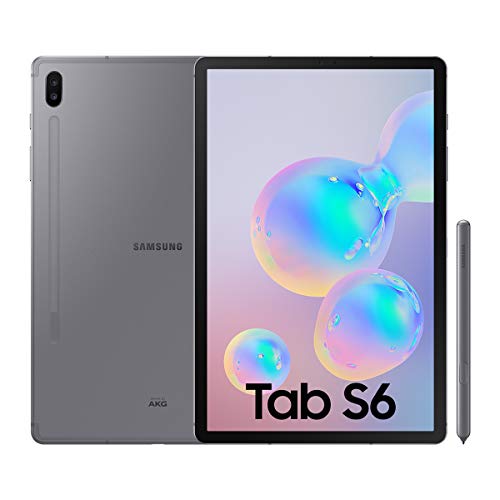 Samsung Galaxy Tab S6 Tablet da 10.5  (256 GB, S Pen inclusa, schermo sAMOLED, Wifi) Grigio [Versione Spagnola]