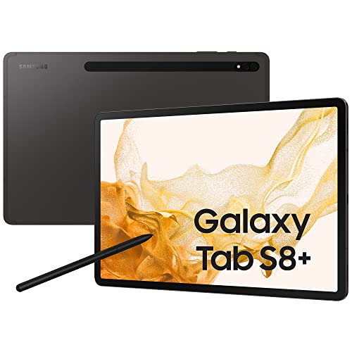 Samsung Galaxy Tab S8+ Tablet Android 12.4 Pollici 5G RAM 8 GB 256 GB Tablet Android 12 Graphite [Versione italiana] 2022