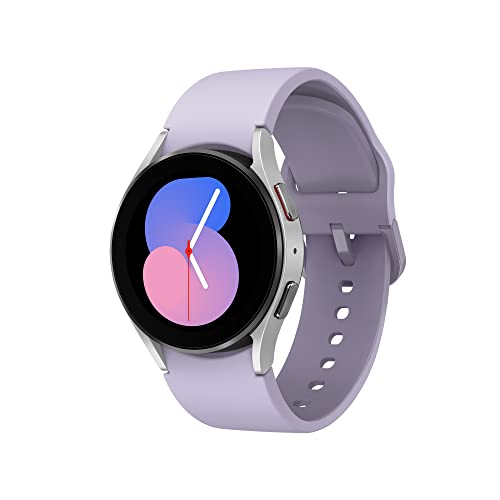 Samsung Galaxy Watch5 40 mm Orologio Smartwatch, Monitoraggio Benessere, Fitness Tracker, Batteria a lunga durata, Bluetooth, Silver [Versione Italiana]