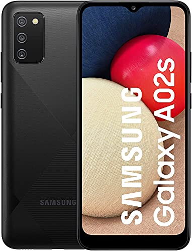 Samsung Smartphone Galaxy A02s 4G 6.5 Pollici Infinity-V HD + 3 Fotocamere Posteriori, 3GB RAM e 32GB di Memoria Interna Espandibile – Batteria 5.000 mAh e Ricarica Rapida Nero [Versione Italiana]