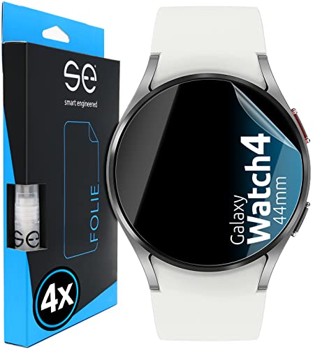 Se - Pellicola protettiva 3D per Samsung Galaxy Watch 4 (44 mm), autorigenerante, anti graffio, anti-bolle