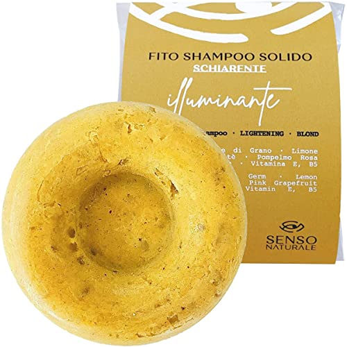 Shampoo Solido ILLUMINANTE Schiarente Ecologico e Vegano - capelli ...