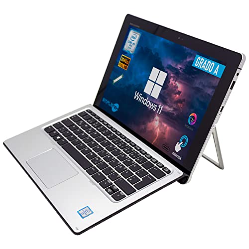 SIMPLETEK HP Elite X2 Tablet 1012 G1 Windows 11 Pro TouchScreen Touch Processore m5 – Notebook PC Computer portatile Convertibile 2 in 1 con tastiera staccabile 8GB RAM SSD 240GB(Ricondizionato)