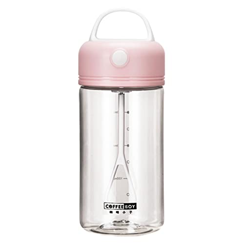 SM SunniMix Bottiglia Shaker Elettrico per Mix proteico, frullatore, per caffè, Latte in Polvere, Farina d , frullatore frullatore Easy to Clean, Rosa