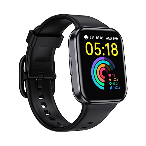 Smartwatch, 1,69  Orologio Fitness Uomo Donna con Cardiofrequenzimetro, Fitness Tracker, Impermeabil IP67 Smart Watch Sportivo con Monitor Sonno, SpO2, Contapassi Notifiche Messaggi per Android iOS