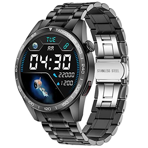 Smartwatch Uomo con Chiamata,1.32  HD Orologio Intelligente con Sonno Cardiofrequenzimetro,IP67 Impermeabil Orologio Sportivo per Android iOS