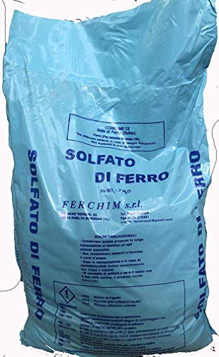 Solfato di ferro 25kg contro clorosi ferrica delle colture