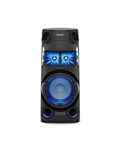 Sony MHC-V43D - Altoparlante Bluetooth ad alta potenza con audio omnidirezionale e luci multicolore (Nero)