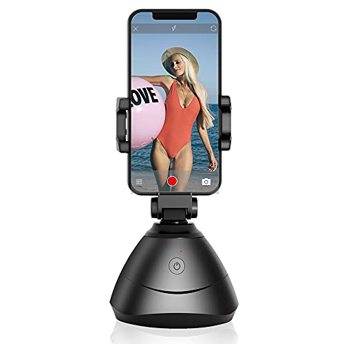 Stabilizzatore per Phone, Face Tracking Selfie Stick Smart Auto 360° Rotazione Supporto Gimbal Stabilizzatore Cellulare Supporto Portatile Selfie Stick per Registrazione Video Tik Tok YouTube