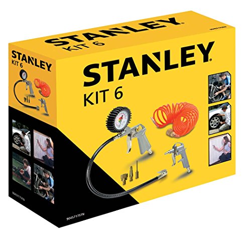 Stanley Kit 6 Pezzi Set per Aria Compressa - Kit