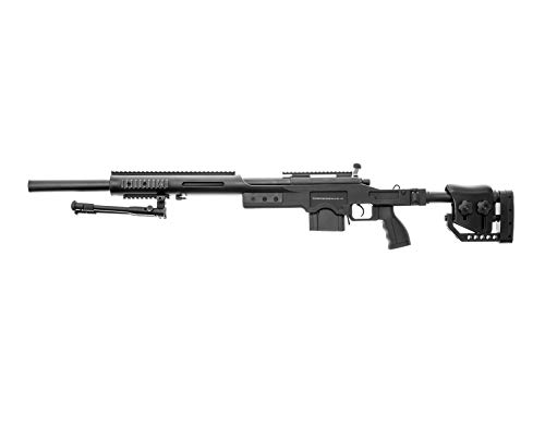 Swiss Arms Softair SAS 10 Sniper a Molla Spring (0.5 Joule)-consegnato con bipiede