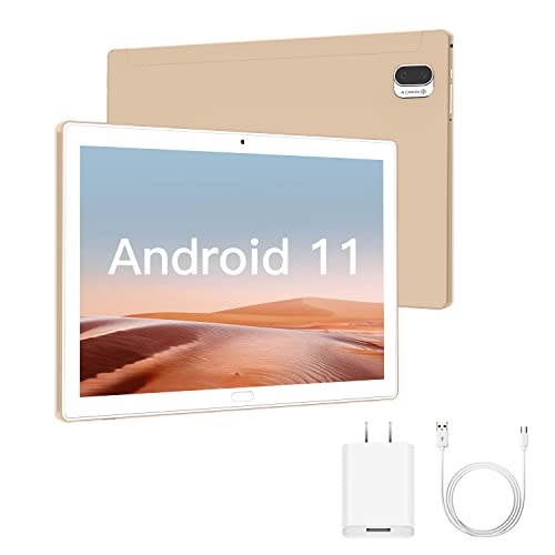 Tablet 10 Pollici Android 11.0 Originale 4GB RAM 64GB ROM+Espanso 256GB con Schermo IPS HD Quad Core 1.8GHz Tablets PC con WIFI |6000mAh |Bluetooth |Type-C,WiFi Versione