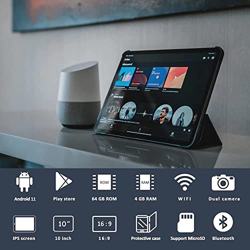 Tablet 10 Pollici GOODTEL Android 11, 4 GB RAM + 64 GB ROM, WiFi, G...