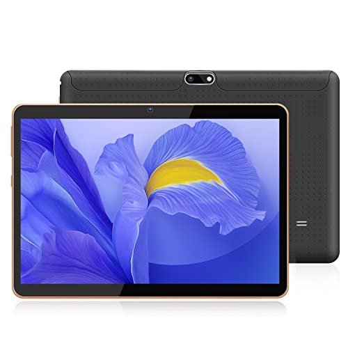Tablet 10 Pollici YOTOPT X109-EEA, Android Tablet PC, Dual SIM Carta + WiFi con 10”, 4GB RAM, 64GB ROM, Quad-core 1.3Ghz, 2+5MP, 1280 * 800IPS, GPS, Nero
