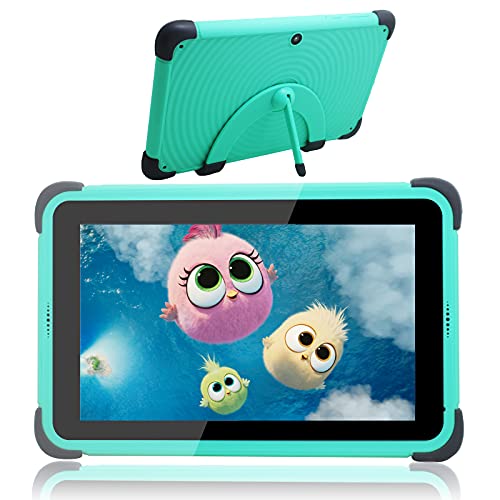 Tablet per bambini 8 pollici,Android 11.0,IPS HD Display,2 GB 32 GB (TF128 GB) 4500 mAh,preinstallato Google Play,blocco bambini,Wi-Fi Tablet bambini (verde)