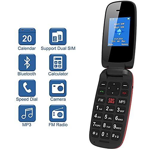 Telefono Cellulare per Anziani, Ukuu GSM Cellulare per Anziani con ...