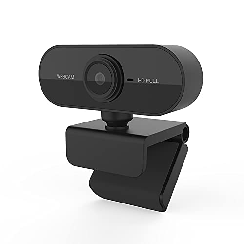 TOROTON Webcam Full HD 1080P, Webcam per PC Laptop con Microfono, Web Camera per Videochiamata Widescreen e Supporto di Registrazione per conferenze