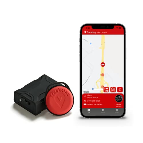 TRACKTING SMART ALARM con e-SIM ITALIA - Antifurto GPS per Auto e M...