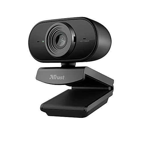 Trust Tolar Full HD 1080p Webcam PC con Microfono, 2 Microfoni Inte...