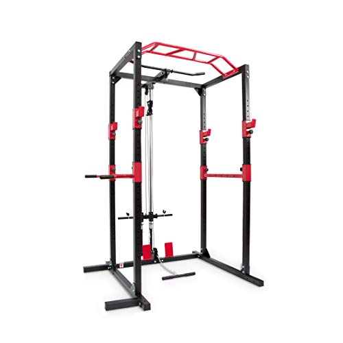 Ultrasport Power Rack, Fitness Rack, rack multifunzione per allenamento completo del corpo, solida costruzione in acciaio, perfetto per principianti e professionisti, palestra a casa, torre fitness