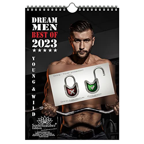 Uomini da sogno sexy per il calendario DIN A4 2023 uomini erotici u...