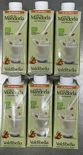 Valdibella Latte Di Mandorla 8% Senza Zucchero - 250 ml...