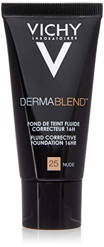 Vichy Dermablend Fondotinta Correttore, 25 Nude - 30 ml