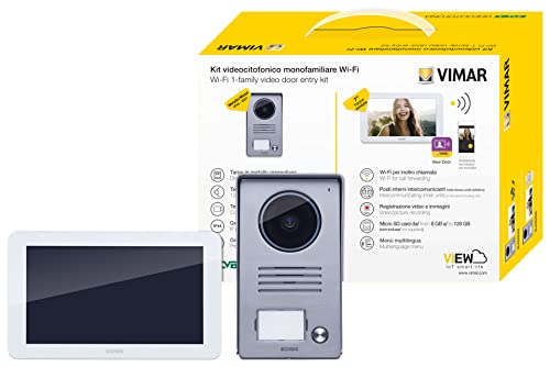 Vimar K40945 Kit videocitofono smart monofamiliare con monitor touc...