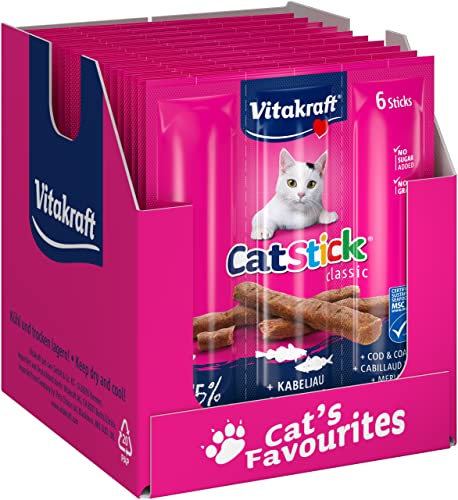 Vitakraft Gatto Snack Cat – Chiavetta Mini 10 pezzi da 6 stick